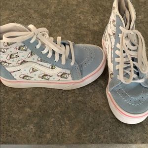 *MOVING SALE*Girls Unicorn High top Vans